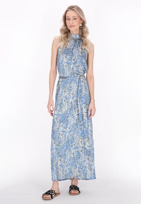 IZIA Kleid Frauen blau mehrfarbig