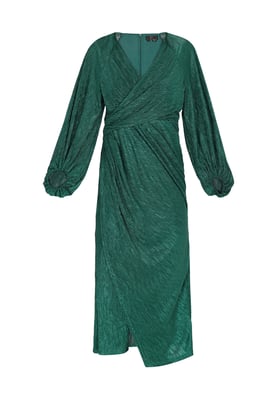 Faina Kleid Damen dunkelgrün
