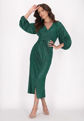 Faina Kleid Damen dunkelgrün