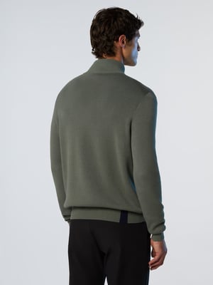 North Sails Pullover Geklebter halber Reißverschluss