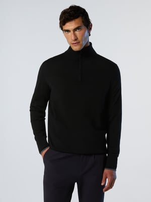 North Sails Pullover Halber Reißverschluss mit Schlitzen