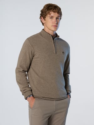 North Sails Pullover Halber Reißverschluss aus Kaschmirmischung