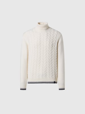 North Sails Pullover Mit Zopfstrick vorne