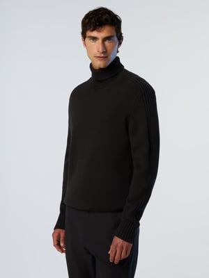 North Sails Pullover Rollkragen mit Rippbündchen