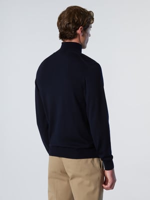 North Sails Pullover Rollkragenpullover aus Merinowolle