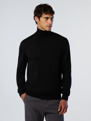 North Sails Pullover Rollkragenpullover aus Merinowolle