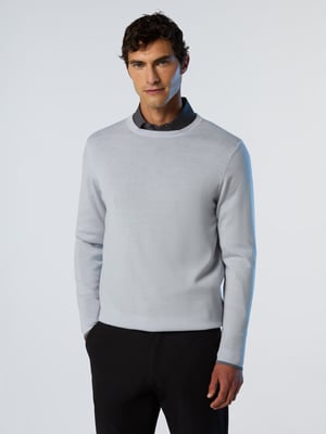 North Sails Pullover Rundhalsausschnitt mit Schlitzen