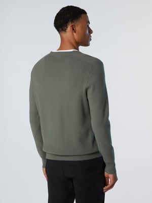 North Sails Pullover Viskosegewebe mit 3D-Schriftzug