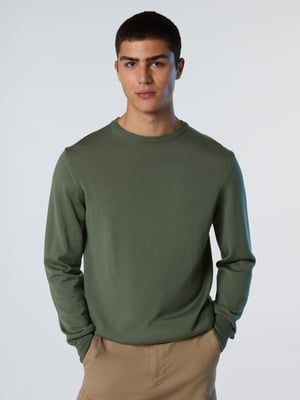 North Sails Pullover Rundhalsausschnitt aus Merinowolle