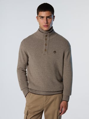 North Sails Pullover Knopfleiste aus Kaschmirmischung