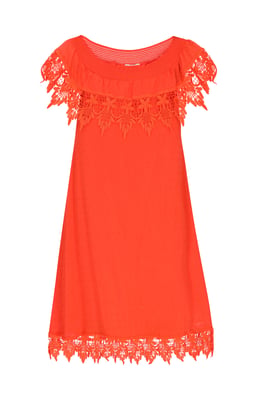 IZIA Kleid Frauen orange