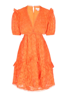 IZIA Kleid Frauen orange
