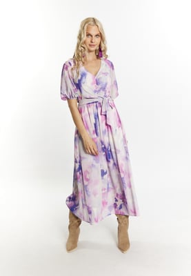 IZIA Kleid Damen Flieder Mehrfarbig