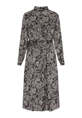 usha Kleid Frauen schwarze Creme