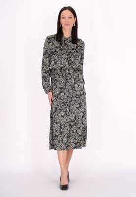 usha Kleid Frauen schwarze Creme