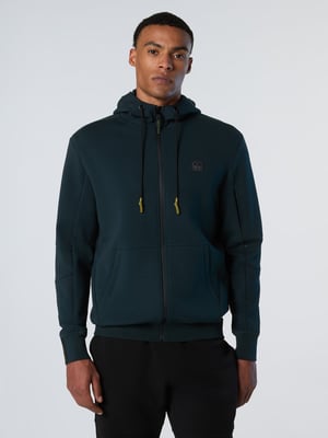 North Sails Sweatshirt Scuba-Gewebe mit durchgehendem Reißverschluss