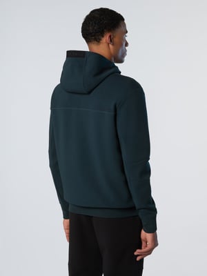 North Sails Sweatshirt Scuba-Gewebe mit durchgehendem Reißverschluss