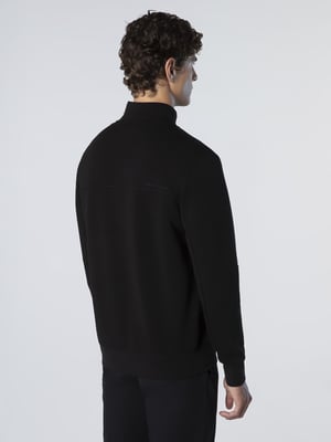 North Sails Sweatshirt Scuba-Gewebe mit durchgehendem Reißverschluss