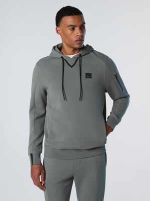 North Sails Kapuzenpullover Piqué Scuba Stoff