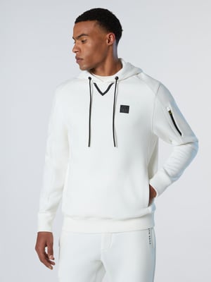 North Sails Kapuzenpullover Piqué Scuba Stoff