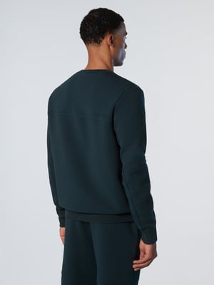 North Sails Sweatshirt Tauchgewebe mit Rundhalsausschnitt