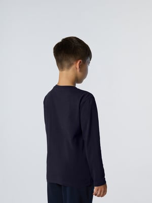 North Sails T-Shirt Langarmshirt mit Maxi-Logo