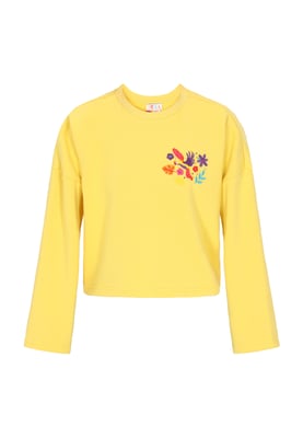 IZIA Sweatshirt Frauen Gelb