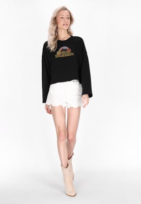 IZIA Sweatshirt Frauen Schwarz