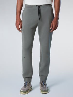 North Sails Jogginghose Piqué Scuba Stoff mit Cargo-Stil