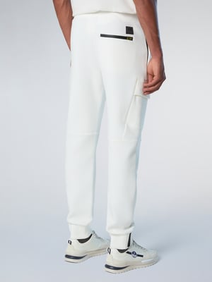 North Sails Jogginghose Piqué Scuba Stoff mit Cargo-Stil