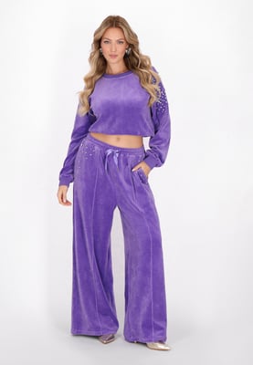 Faina Hose Frauen Violett