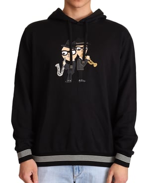 Musiker Print Hoodie Tsh6398