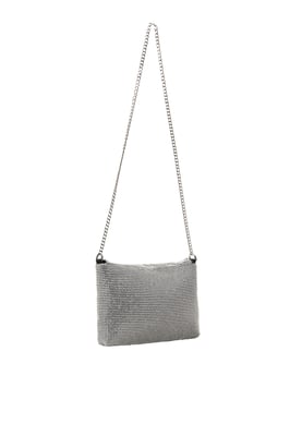 Faina Clutch/Abendtasche Damen Silber