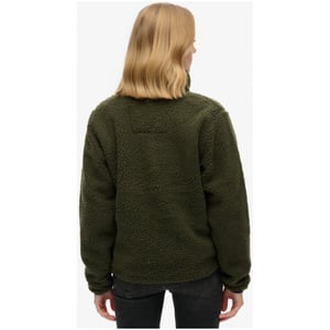 Sherpa Pullover Mit Halbzip und Tasche