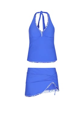 Faina Badeanzug Frauen Blau