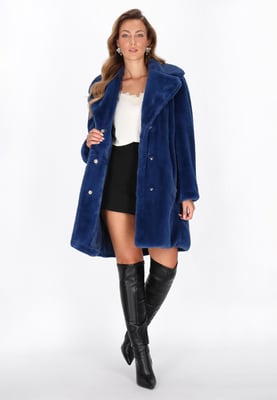 Faina Mantel Frauen Marine