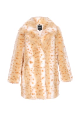 Faina Mantel Damen Braun Mehrfarbig