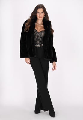 Faina Jacke Damen schwarz