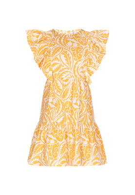 IZIA Kleid Damen gelb
