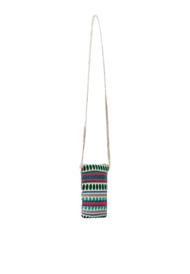 IZIA Handytasche Damen Grün Mehrfarbig