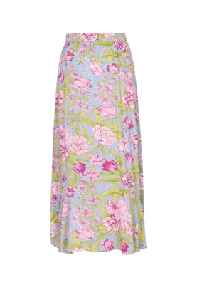 FELIPA Rock Frauen blau mehrfarbig
