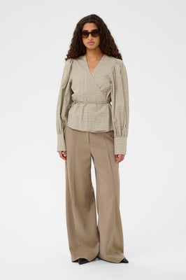 Langarm-Bluse SLSivah Langarm-Bluse Gerade Passform