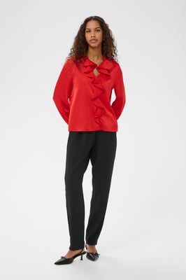 Langarm-Bluse LodisaSZ Langarm-Bluse Gerade Passform