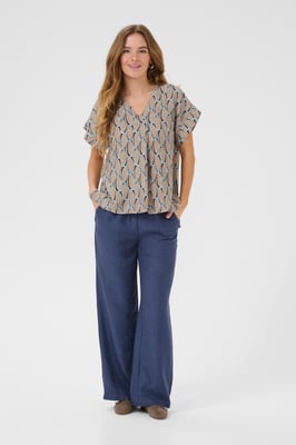 Kurzarm-Bluse CUbae Kurzarm-Bluse Relaxed fit