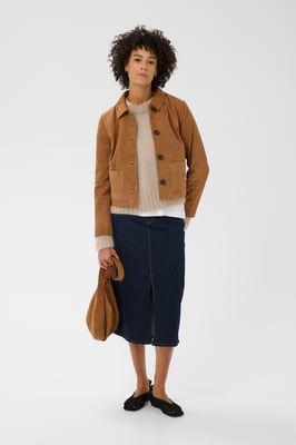 Lederjacke NemaPW Lederjacke Baggy fit