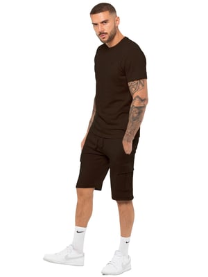 Enzo | Herren T-Shirt-Trainingsanzug mit Shorts-Set