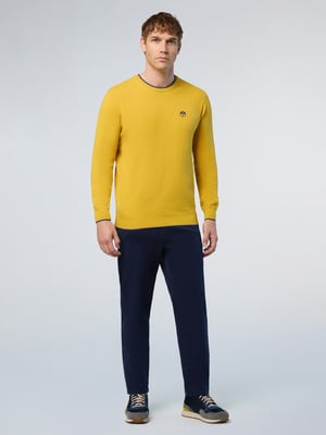 North Sails Pullover Rundhalsausschnitt mit gesticktem Logo