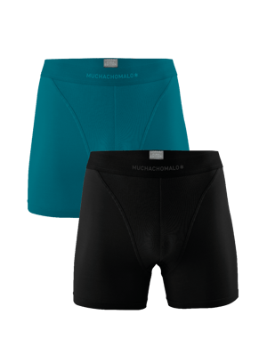 Muchachomalo Herren Pima Baumwolle Boxer Shorts - 2er Pack - Herren Unterwäsche