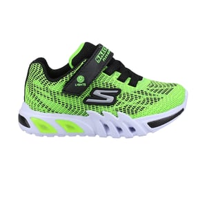 Skechers - Baby-Jungs Sneaker "Flex-Glow Elite Vorlo" (Limone/Schwarz)