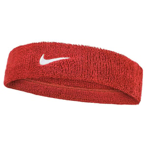 Nike - "Classic" Stirnband (Rot/Weiß)